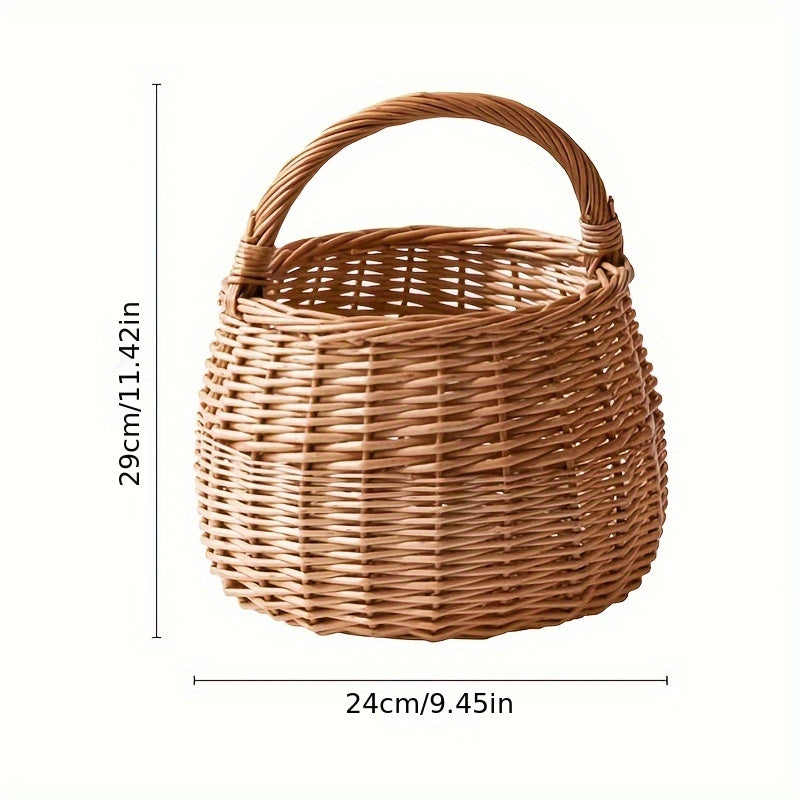 Handgefertigter Weidenkorb