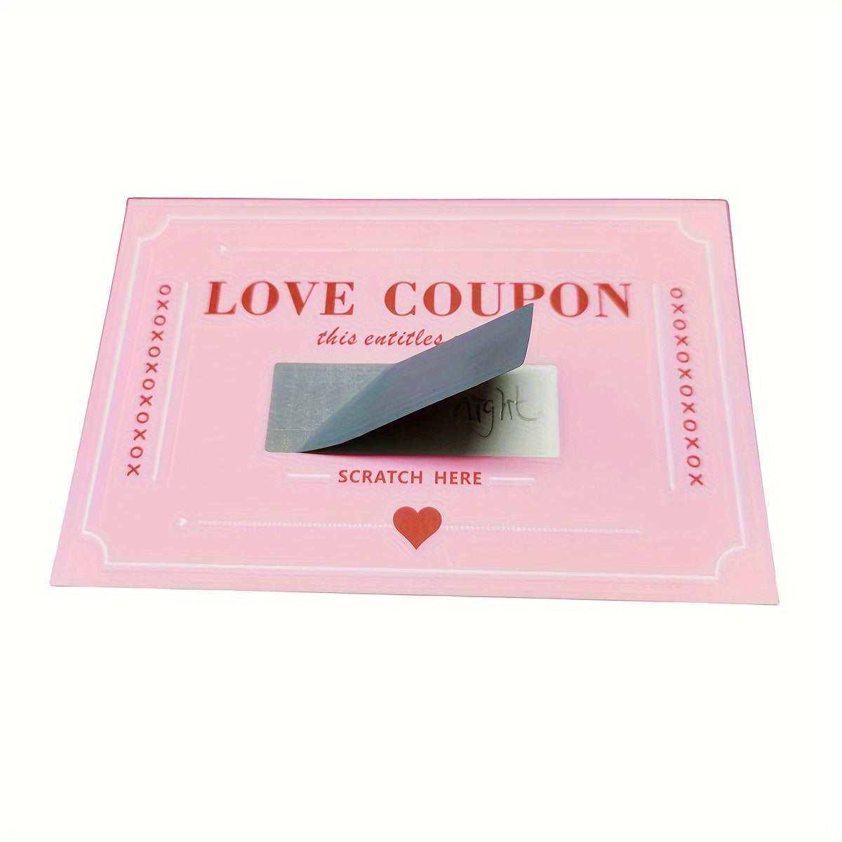 10er Set Love Coupon Rubbel Lose