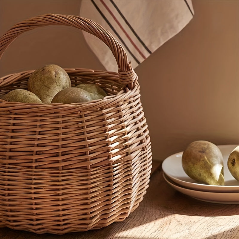 Handgefertigter Weidenkorb