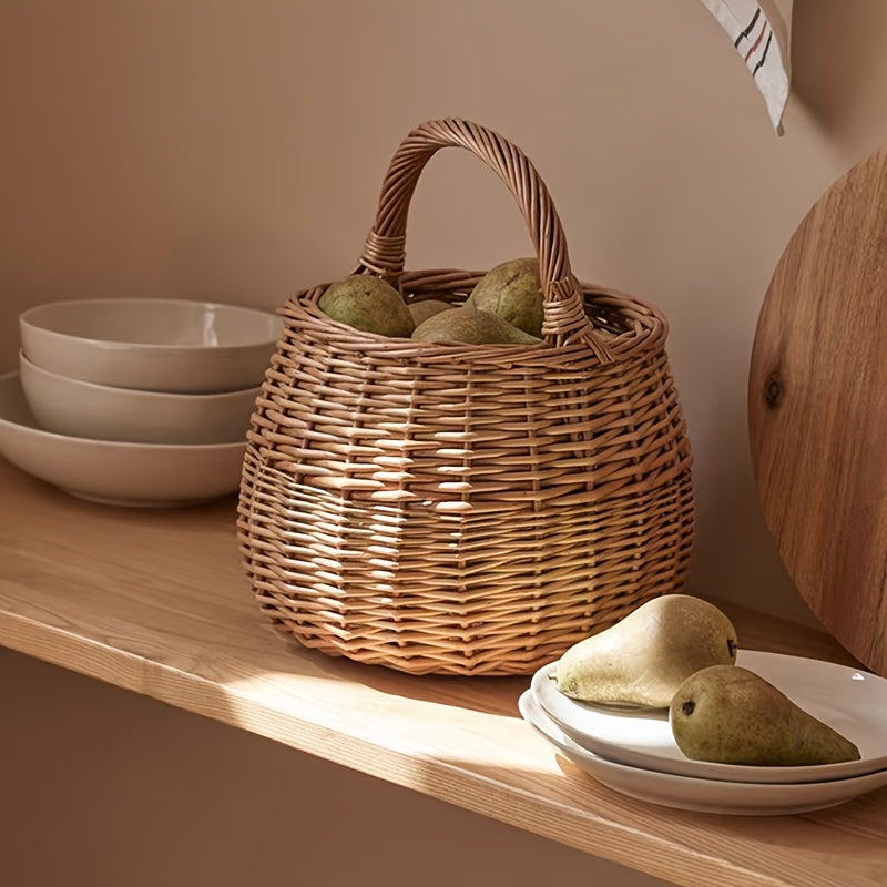 Handgefertigter Weidenkorb