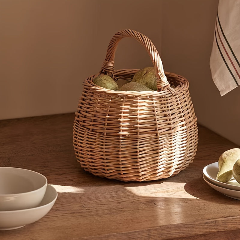 Handgefertigter Weidenkorb