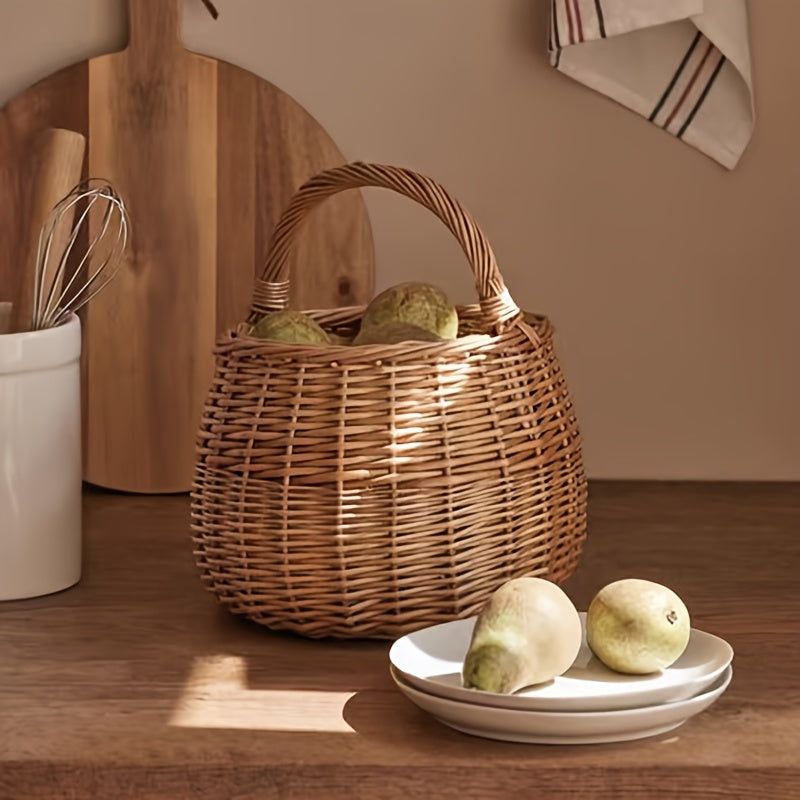 Handgefertigter Weidenkorb